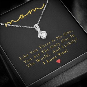 Mamá No hay nadie como tú, Collar del Día de la Madre, Día de la Madre, Regalo del Día de la Madre, Tarjeta del Día de la Madre, Regalo de Cumpleaños de mamá, Regalo de Navidad de mamá