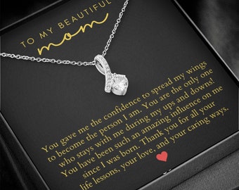 Collana regalo per la mamma, la mamma è la migliore amica per sempre, collana regalo di compleanno per la mamma, collana regalo per la festa della mamma, regalo da figlio, figlia