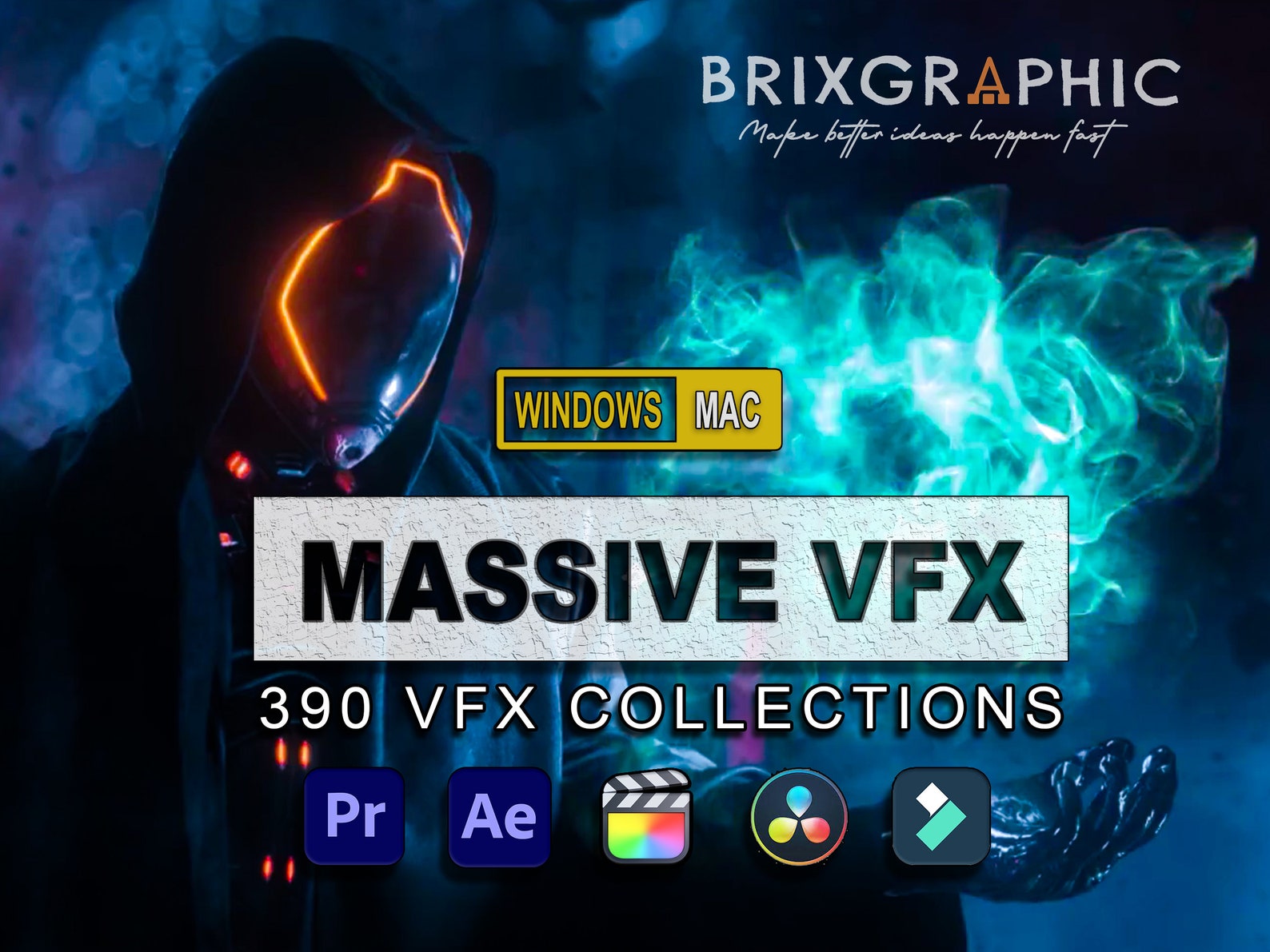 Massive Video Effects VFX Collection for Premiere Pro After Etsy