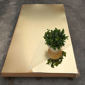 3mm Acrylic Gold Mirror Blank sheet 600 x 400mm