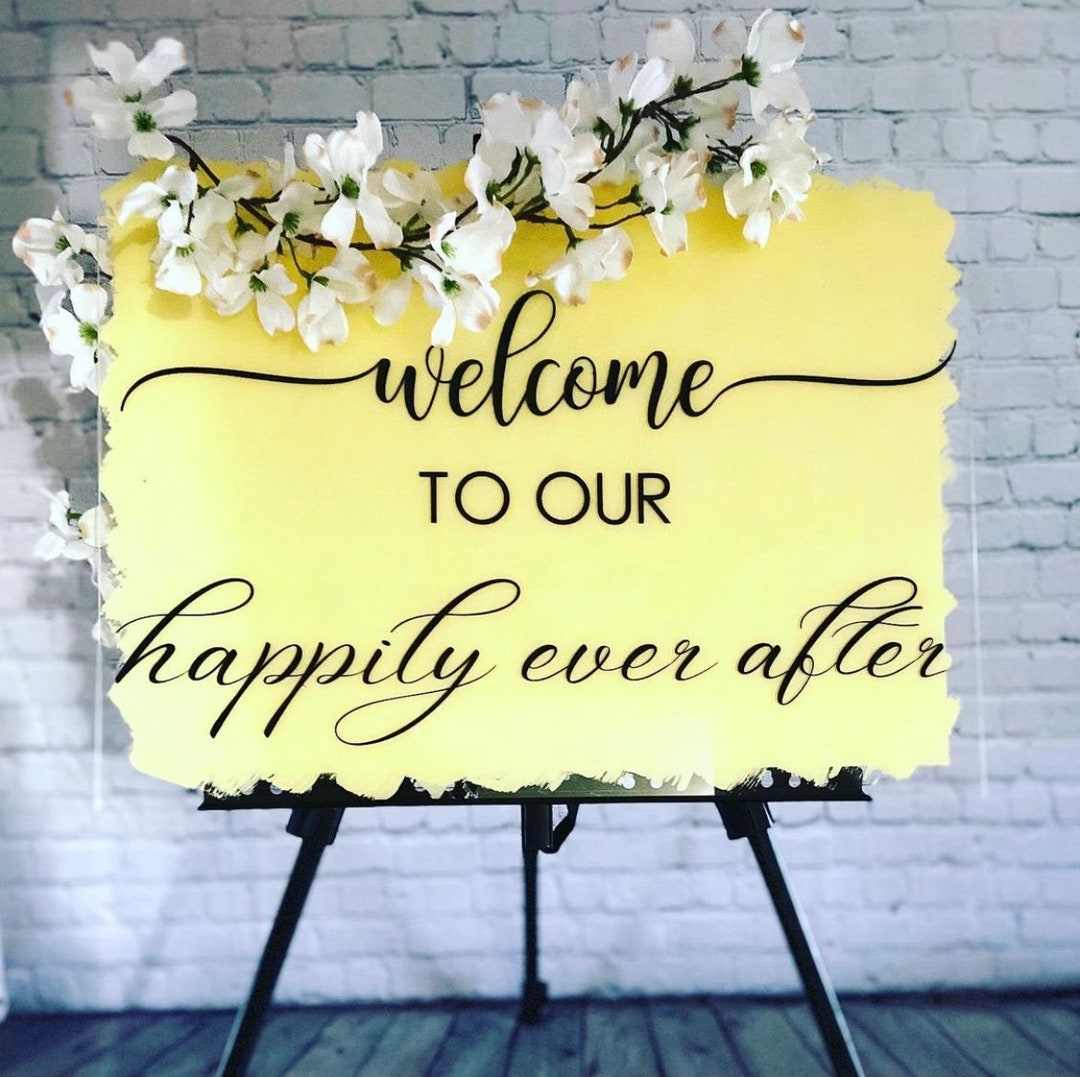 Acrylic/perspex Party/ Wedding/event Table Sign Choose Round or ...