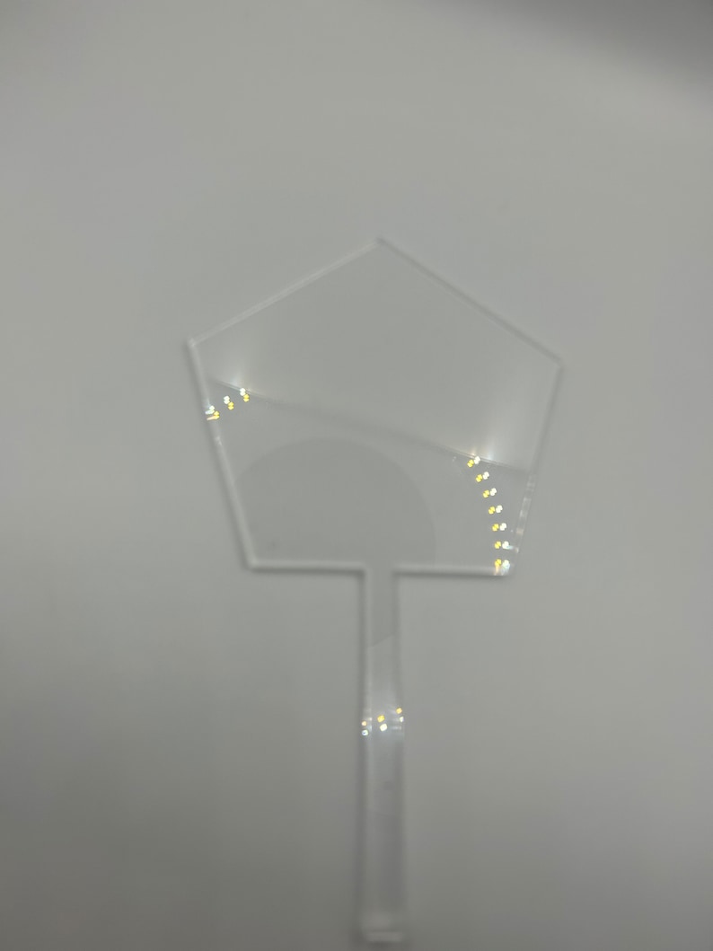 Clear Acrylic Cake Topper, Geometric Hexagon Cake Topper Craft Blank ...