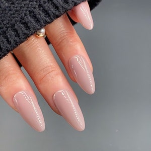 Dusty Rose / Durable Nails / Reusable Nails / Gel Nails / 3 min to apply at home / Salon Quality Nails /Ipz149