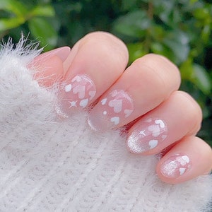 Short Oval Nails Etsy
