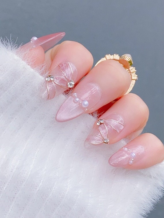 I*nail♡♩ Romance in May | Pink Cat Eye Nails | Gel Nails | Premium