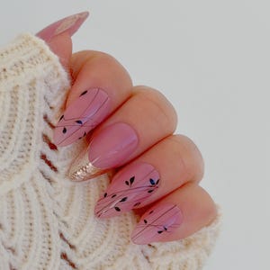 Warm and Cozy | Durable Press On Nails | Summer Nails | Elegant Nails | Fake Nails | Acrylic Nails | French Tips | xhj626
