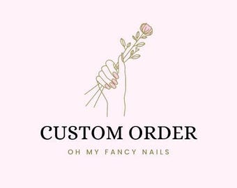 WELCOME Any Designs! | Please send message with pic! | Custom Nails | Press On Nails Set | Reusable Nails | Glue On Nails | DIY Nails