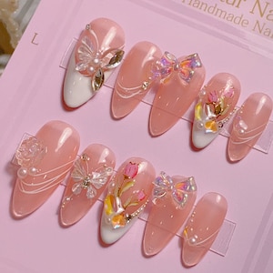 In The Summertime / Reusable Nails / Waterproof Nails / Summer Nails / Gel Nails / Pretty Nails / Salon Quality Nails