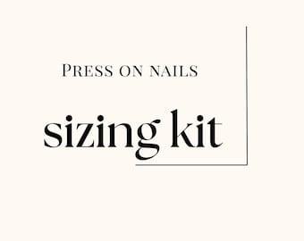 Sizing Kit for Press On Nails