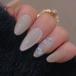 Soho/ Reusable Nails/ Summer Nails/ Glue On The Nails/ Well Handmade Nails/ Salon Quality Nails image 1