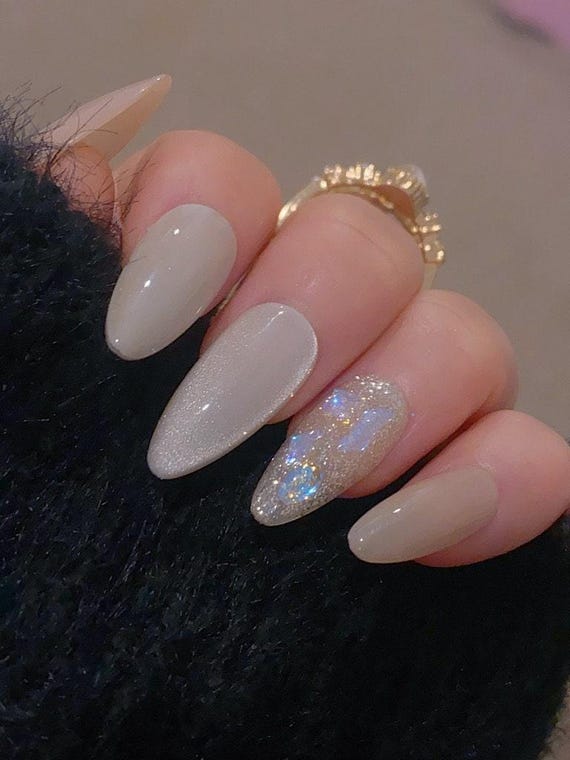 Soho/ Reusable Nails/ Summer Nails/ Glue On The Nails/ Well Handmade Nails/ Salon Quality Nails