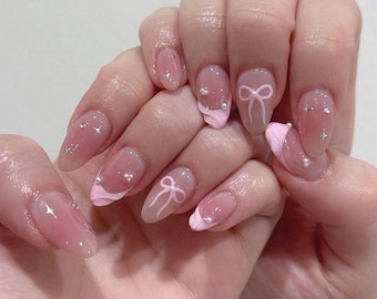 Custom Design No.84 Press On Nails | Ins Nails | Pretty Nails | Premium Nails | Salon Quality Nails