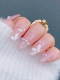 Dainty Florals /Salon Quality Nails / Durable Nails / Reusable Nails / DIY Nails At Home / Glue On The Nails / Summer Nails