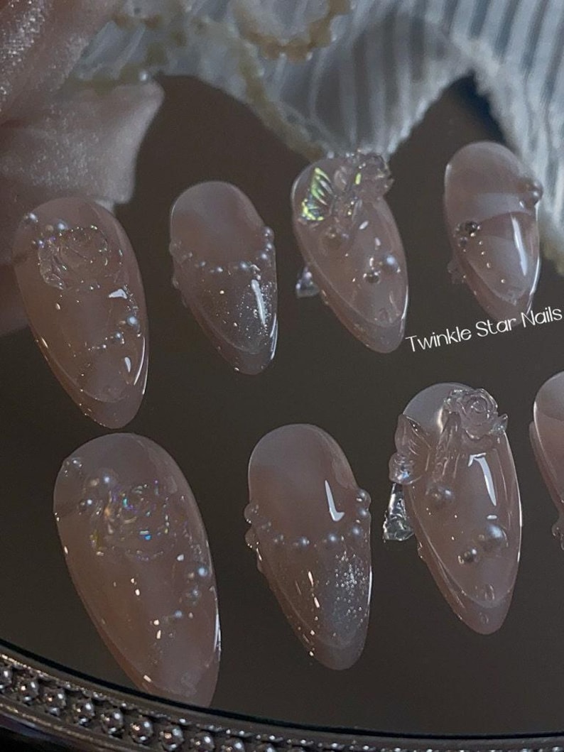 Born Pretty /Reusable Nails / Gel Nails / Summer Nails / Glue On The Nails / Salon Quality Nails zdjęcie 4