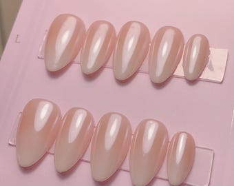 Glazed Ombré Doughnut / Gorgeous Nails / Summer Nails / Strong Gel Nails / 3min to apply at home / Salon Quality Nails