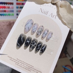 Custom Design No.26 Press on Nails Luxury Nails Y2K Nails Handmade ...