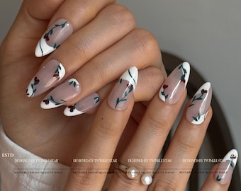 Custom Design No.87 Press On Nails | Ins Nails | Pretty Nails | Premium Nails | Salon Quality Nails