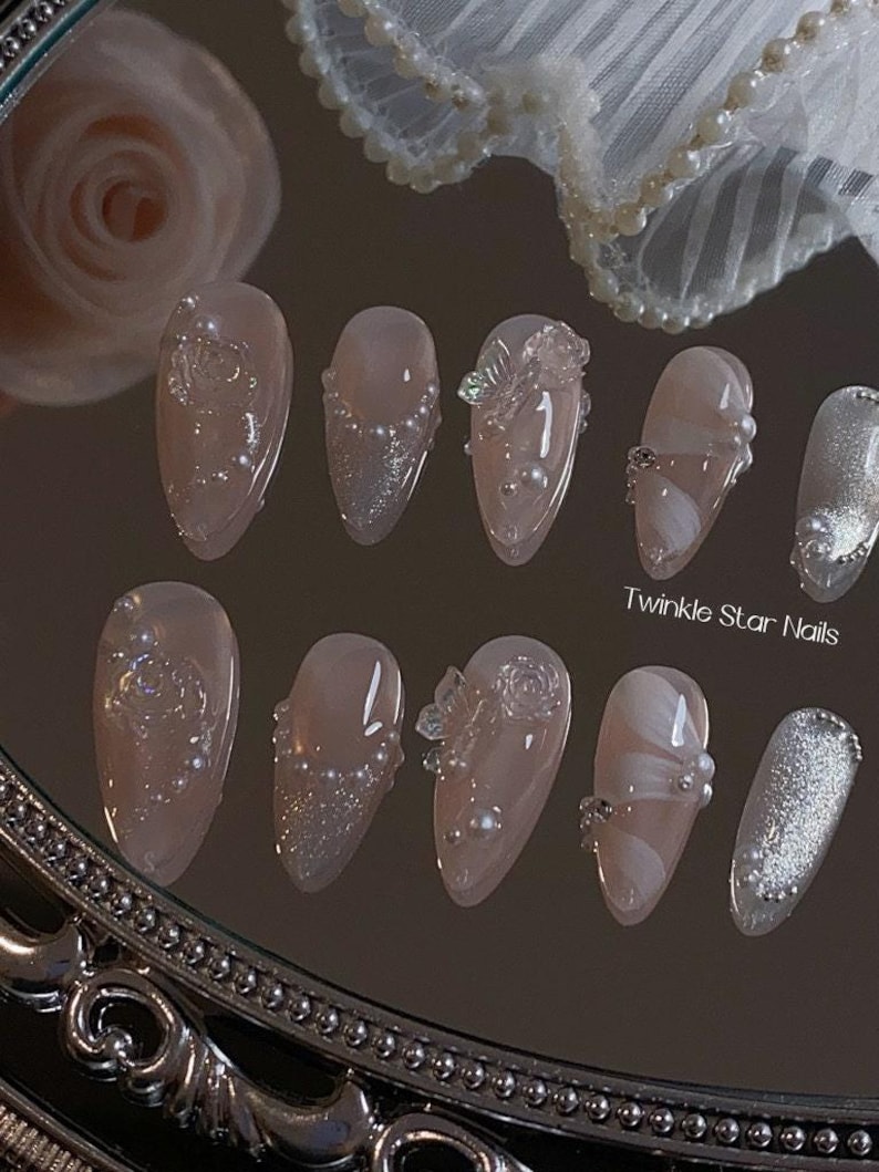 Born Pretty /Reusable Nails / Gel Nails / Summer Nails / Glue On The Nails / Salon Quality Nails zdjęcie 3