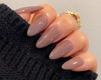 Walnut | Durable Nails | Essential Nails | Reusable Nails | Glue On The Nails | Salon Quality Nails | Ipz29