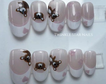 Custom Design No.61 Press On Nails | Luxury Nails | Y2K Nails | Handmade Nails | xxm1833