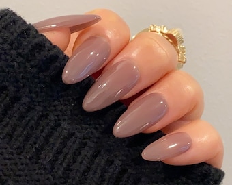 Walnut | Durable Nails | Essential Nails | Reusable Nails | Glue On The Nails | Salon Quality Nails | Ipz29