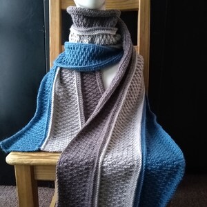 Handmade crochet scarf
