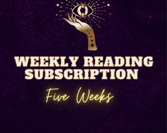 Weekly readings subscription - 5 weeks
