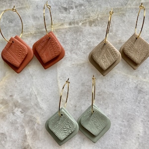 Polymer Clay Earring | Statement Earrings | Clay Jewelry | Boho Earring