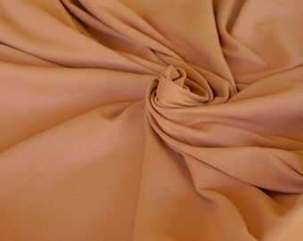 Camel Ribbed fabric, for sleeves, collars, waistbands kids clothes, baby clothes underpants