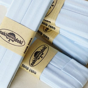 Baby Blue ~ 3 Yards ~ Stretch Jersey Bias Tape ~ Double Fold, Bias Binding Tape