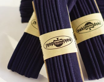 Navy Blue Stretch Jersey Piping, 2 meters, oeko tex