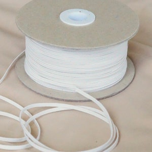 3mm Organic GOTS certified Natural Elastic, environmentally friendly