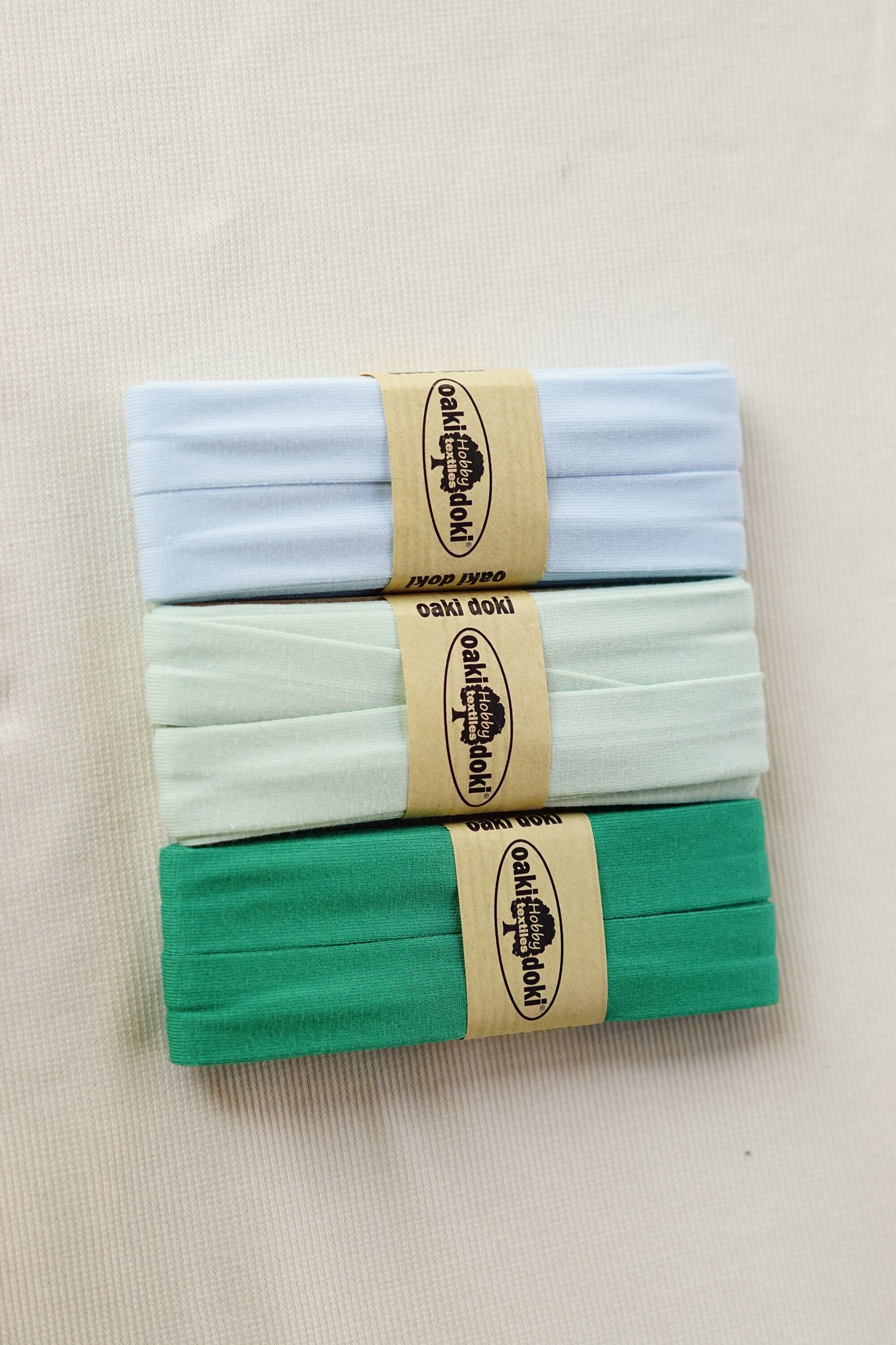 3 YDS Stretch Jersey Bias Tape Double Fold Sea Foam Green Etsy