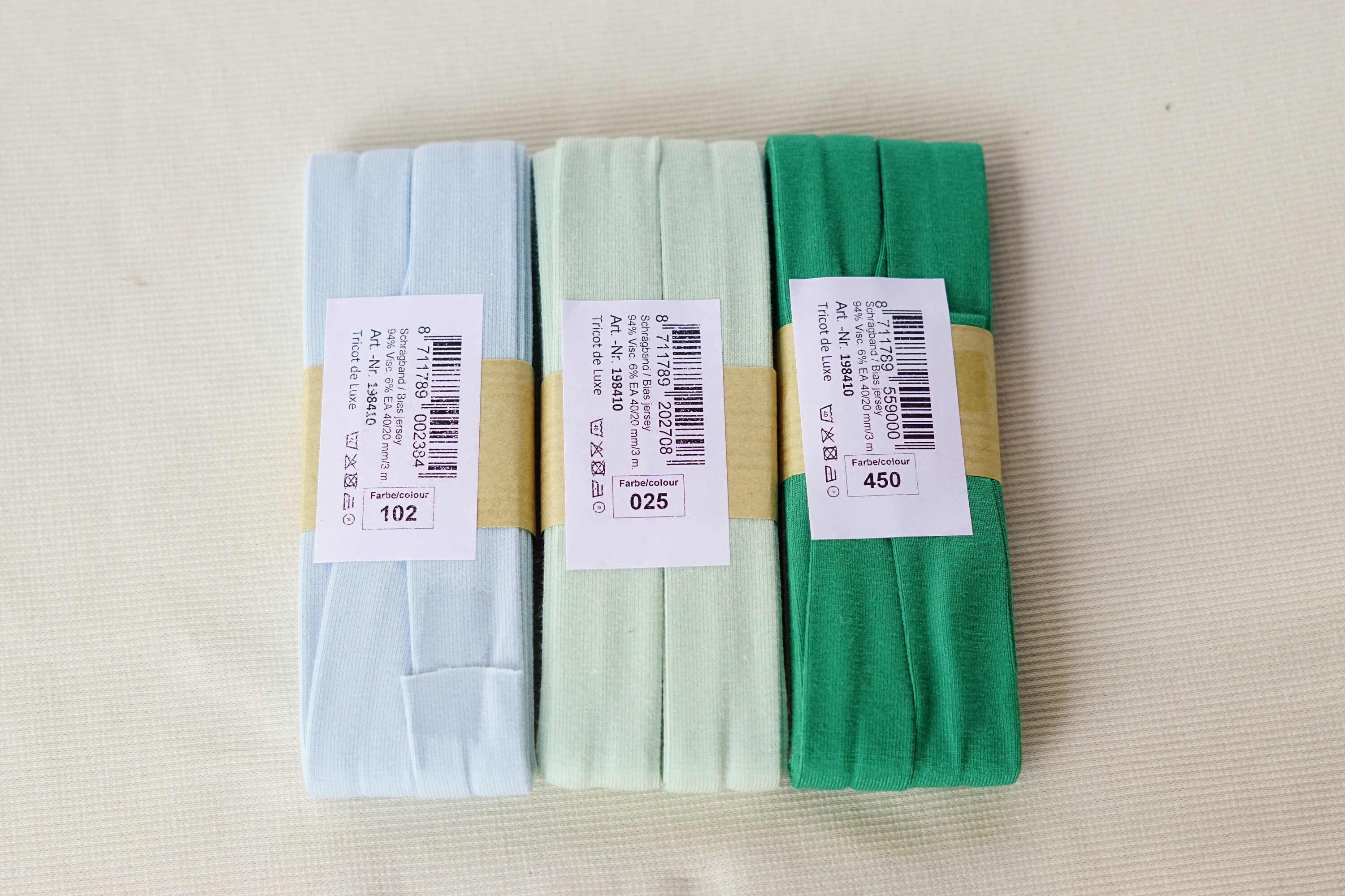 3 YDS Stretch Jersey Bias Tape Double Fold Sea Foam Green Etsy
