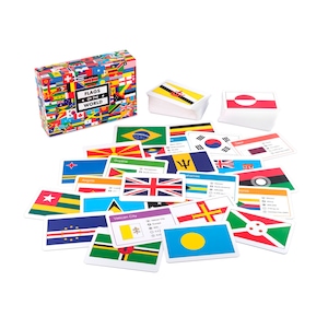 Little Wigwam Flaggen Der Welt Flash Karten - Set mit 216 Flaggen + Länderinformationen