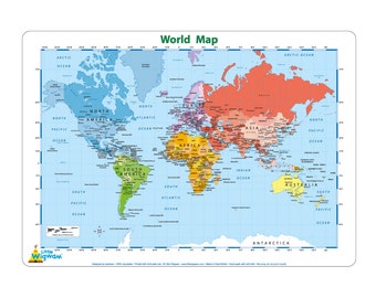 Little Wigwam World Map Placemat