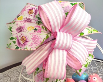 Spring Bow: Floral Springtime Decor
