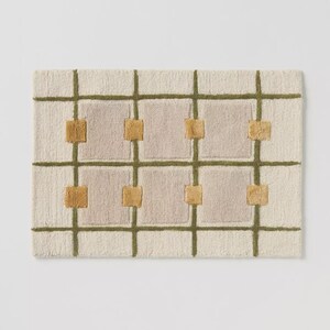 Premium Quality Teran Gold Hand Tufted Authentic Sustainable New Zealand Wool Anthropologie Rug For Living Drawing Dining Room Custom Carpet bild 4