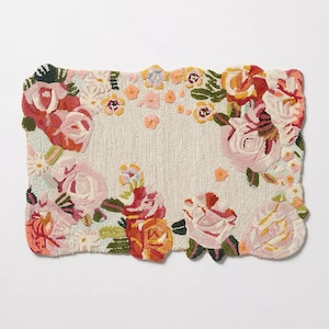 Doormat Rugs 2&#39; x 3&#39; Araceli White Hand Tufted Woolen Doormat For Indoor/Outdoor Free Delivery USA/UK Other Country May Be Free Delivery