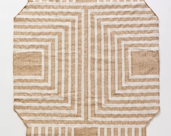Premium-Qualität VINNE Hand gewebte Anthropologie authentische Jute Teppiche für Wohnzimmer, Esszimmer, Salon, passen Sie Wand zu Wand Teppich an