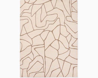 Premium Quality Rumi Cream Hand Tufted Anthropologie Authentic Wool Rugs For Living Room Dining Room Drawing Room Any Size Customise Carpet