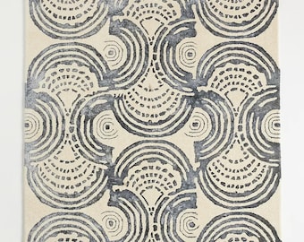 Premium Quality SANNA Grey Hand Tufted Anthropologie Authentic Wool/Viscose Rugs For Living Room Drawing Room, Dining Room, Customise Carpet