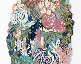 Premium Quality Welsdon Multi Hand Tufted Anthropologie 100% New Zealand Wool Rugs For Living Room Drawing Room Dining Room Bohemian Carpet