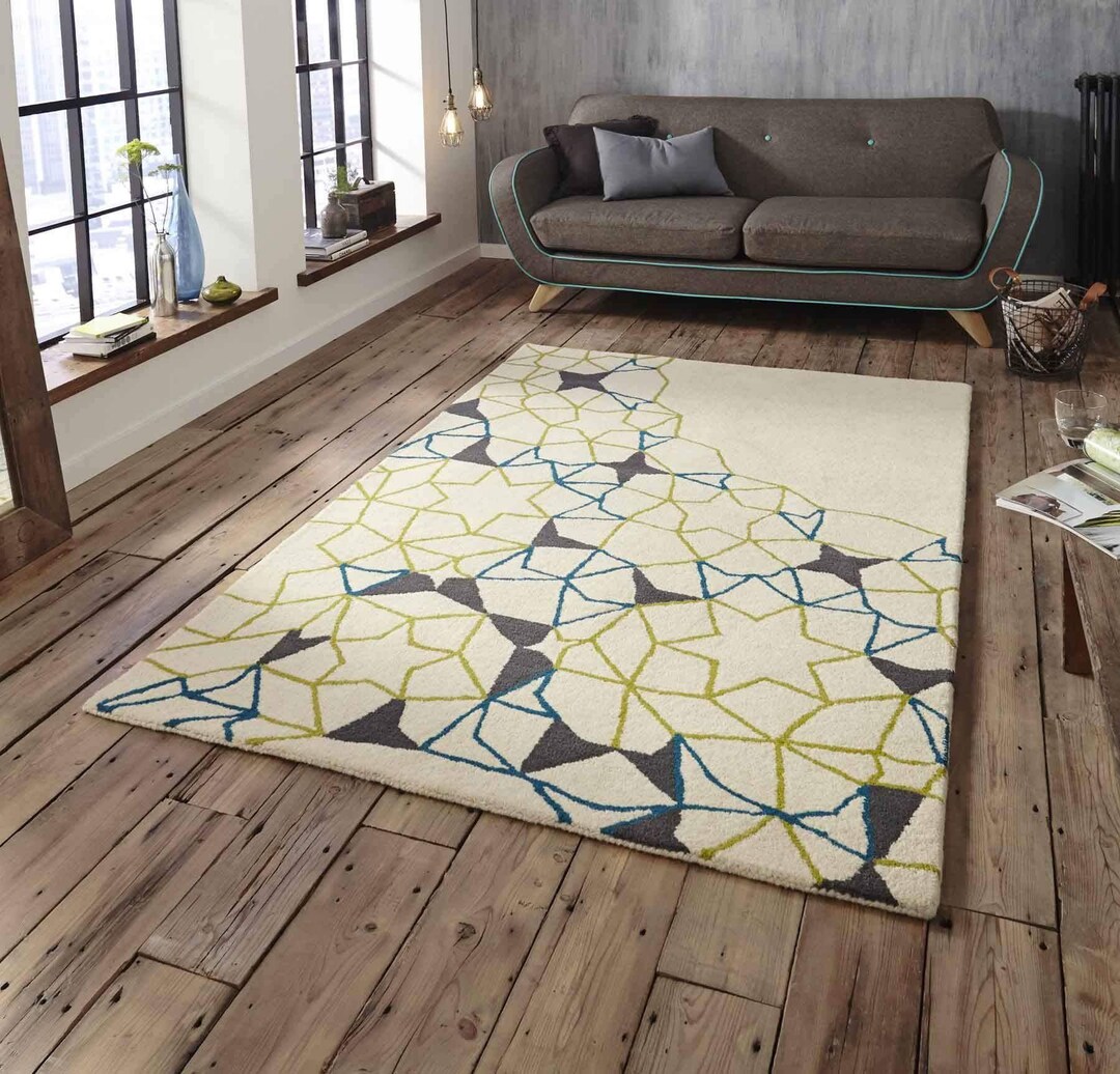 Premium Quality LUNA Abstract Hand Tufted Anthropologie Authentic ...
