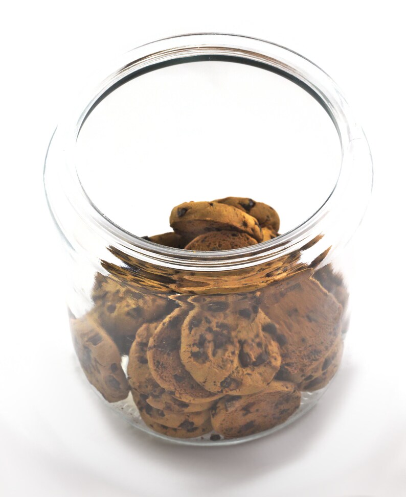 Set of 3 Glass 3.8L Biscotti Storage Jars for Biscuits Etsy UK