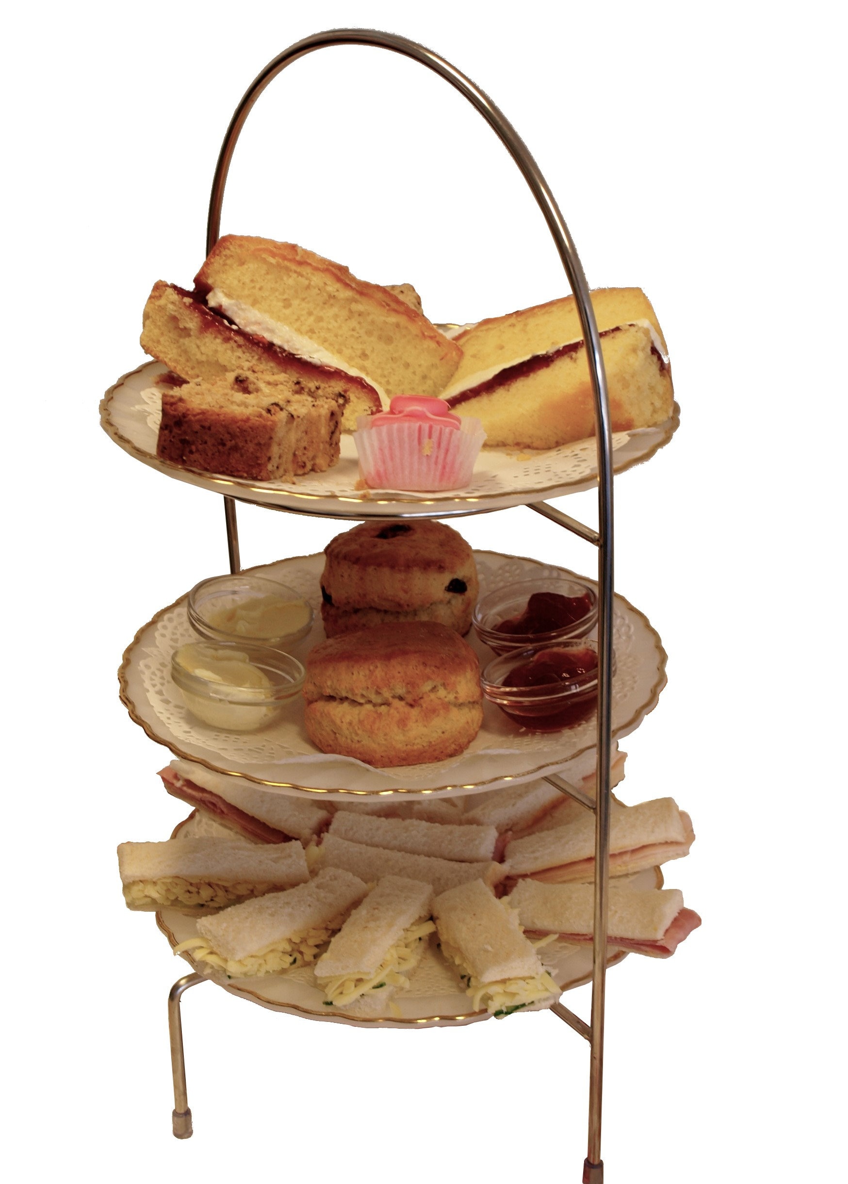 Stainless Steel 3 Tier Afternoon Tea Stand / Cake Stand Medium Etsy UK
