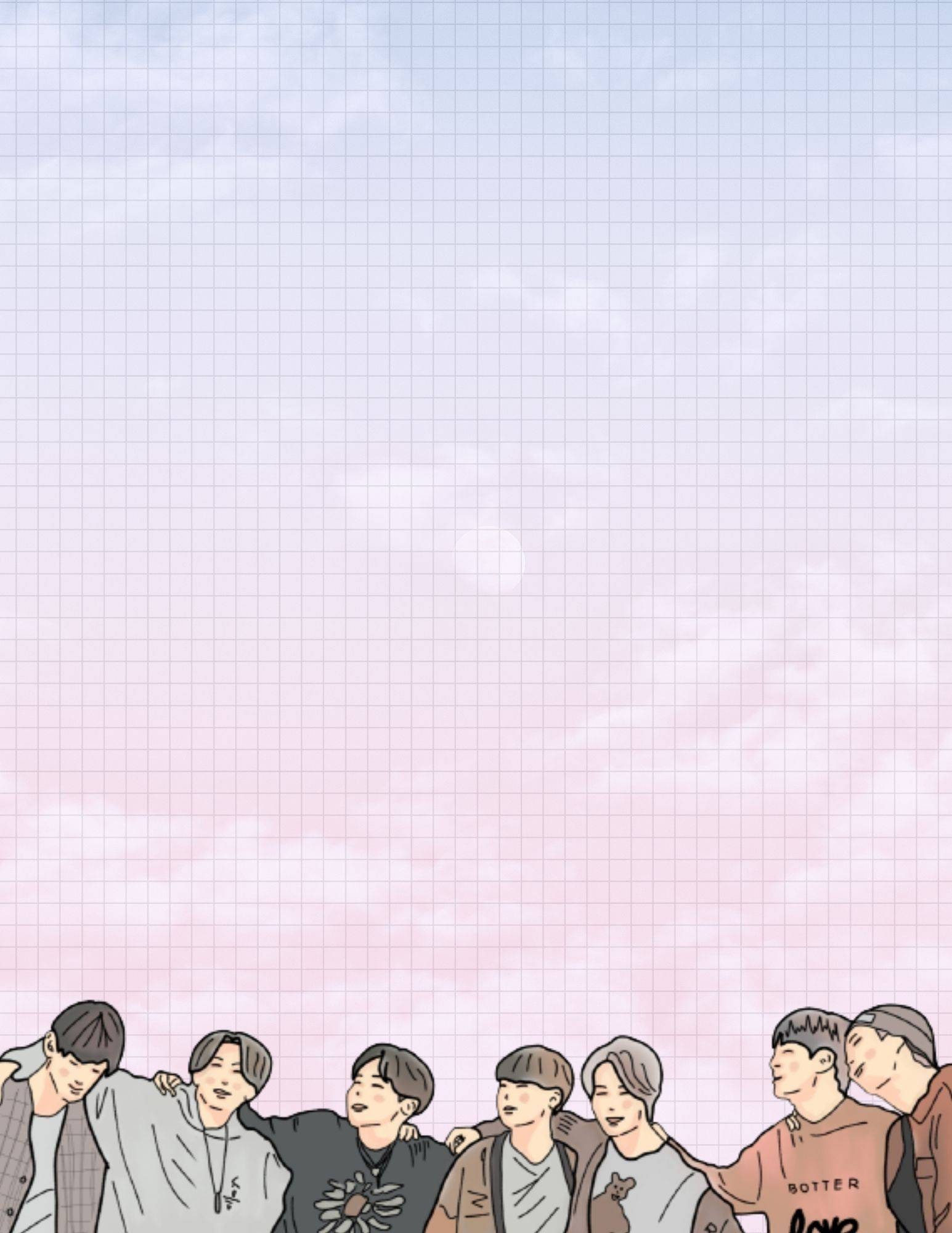 Printable BTS Stationery Pastel Set US Letter Size Pdf, Instant ...