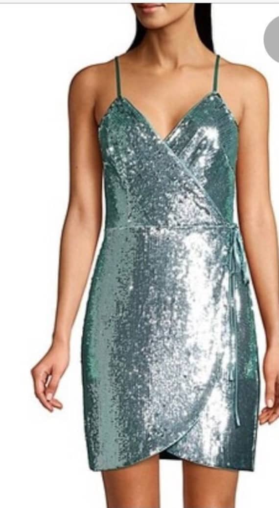 knee length dresses for ladies Aidan Mattox Beaded Halter Mini Dress main image 0
