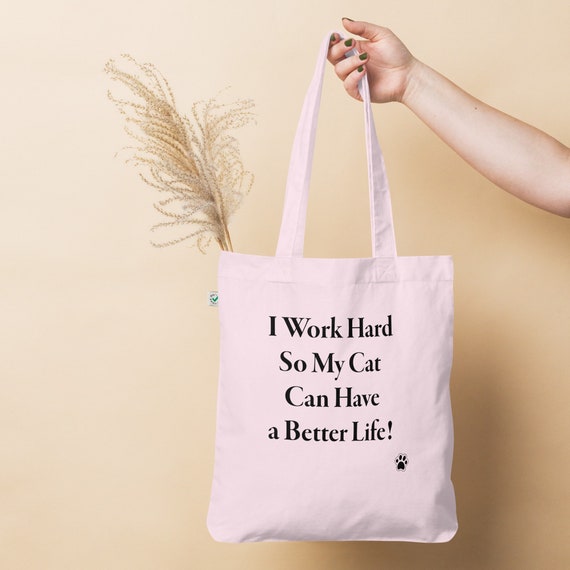 Cat themed outlet tote bags