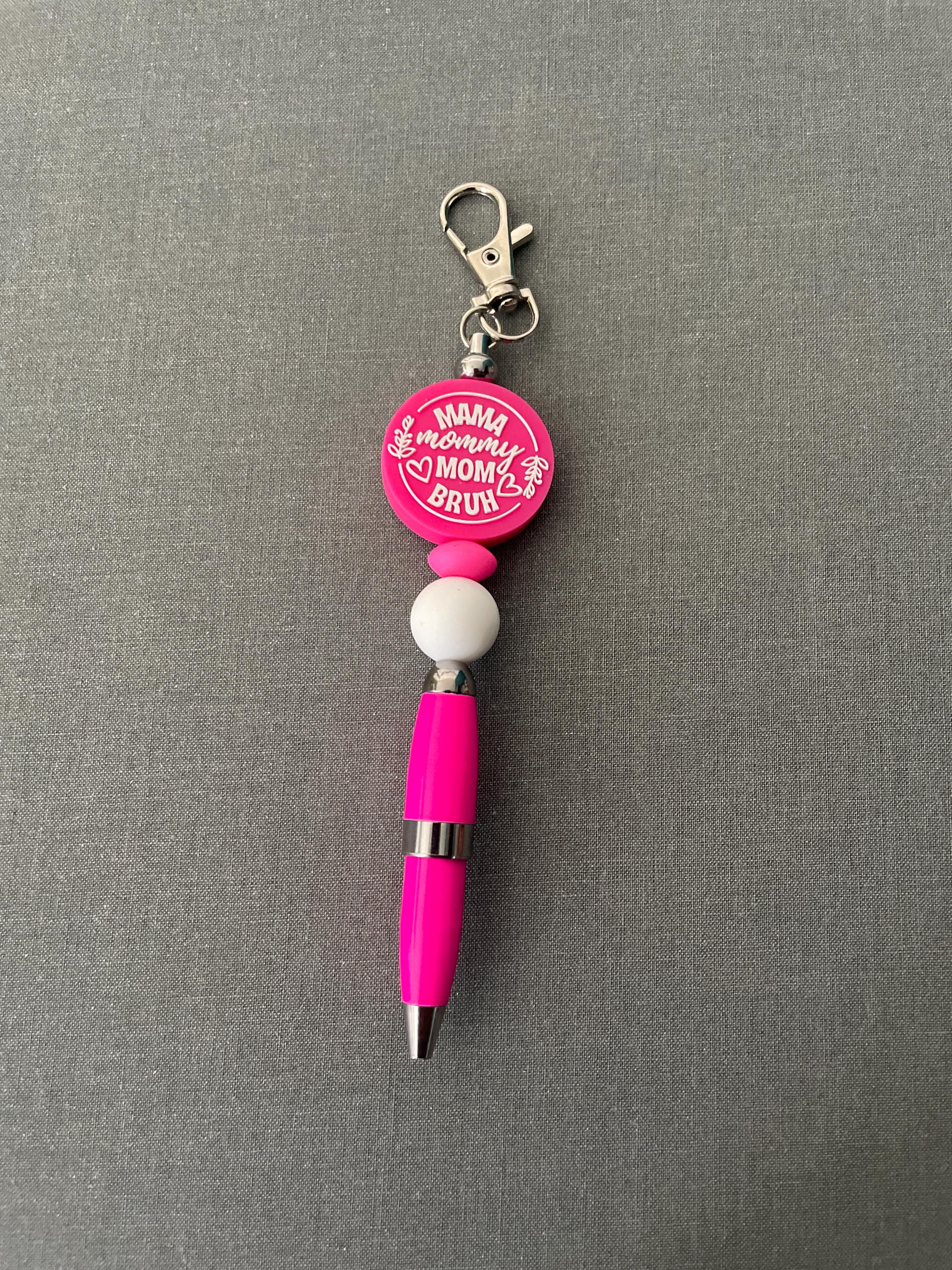 Mini Self Inking Keychain Mini Beadable Pen Keychain!! - Etsy